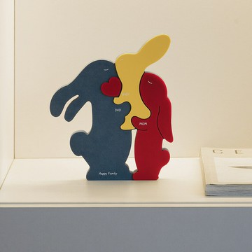 【含稅/免運】 可愛小熊家居桌面擺件客廳玄關創意座鐘酒柜裝飾品