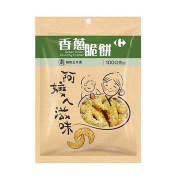 [家速配]家樂福香蔥脆餅100g