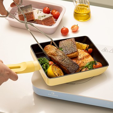 【韓國Dr.HOWS】NEO 玉子燒鍋(20cm/附鍋鏟)-黃