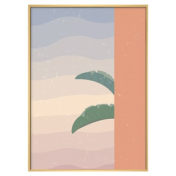BOLUO GALLERY 菠蘿選畫所 掛畫 APGS3480D  40 x 30cm  幾何 邂逅 木框