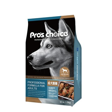 [福壽] Pro's Choice博士巧思 犬糧(成犬營養配方)1.5Kg