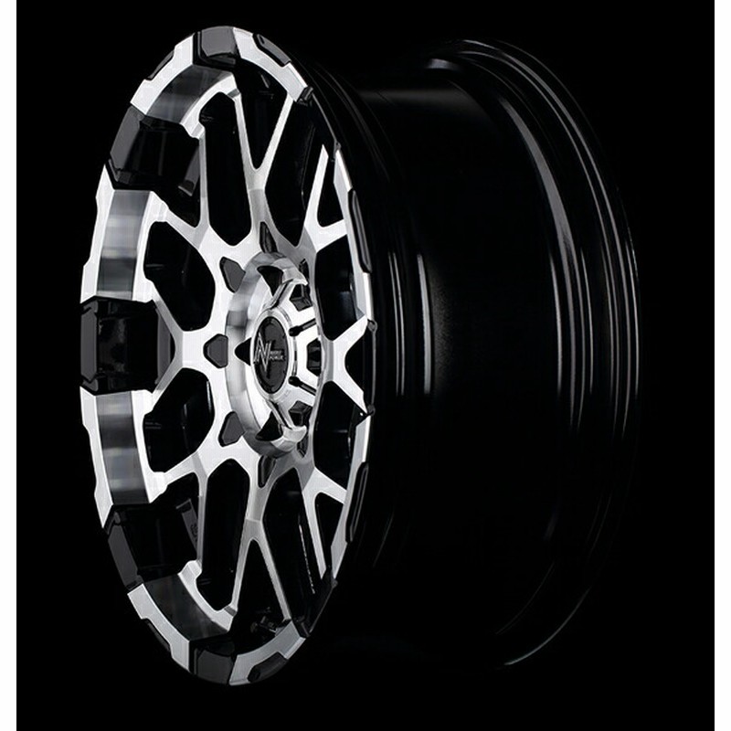 MID ナイトロパワー M28バレット 1本販売 ホイール NV350キャラバン【17×6.5J 6-139 INSET48 ブラック/ミラー】26系  NITRO POWER M28 BULLET アルミホイール | LINEショッピング