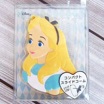 【震撼精品百貨】愛麗絲夢遊仙境 Alice 愛麗絲立體造型摺疊梳 震撼日式精品百貨