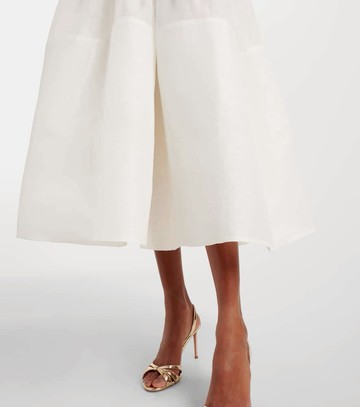 Zimmermann Dawning linen and silk midi dress