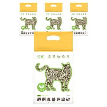 earth rated 莎賓 嚴選真茶豆腐砂  6L  4包  茶