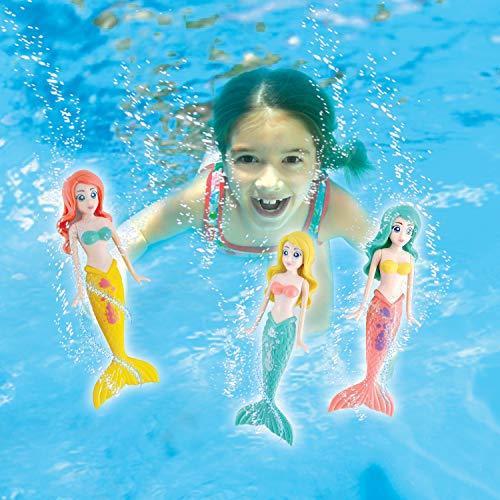 水遊び プール おもちゃ |Banzai ダイブ マーメイド 4点 色は異なる場合があります。