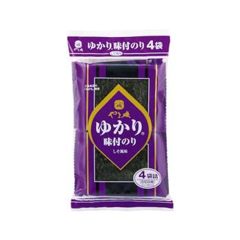 送料無料 やま磯 ゆかり味のり4袋R 4袋詰(8切6枚)×40個セット |b03