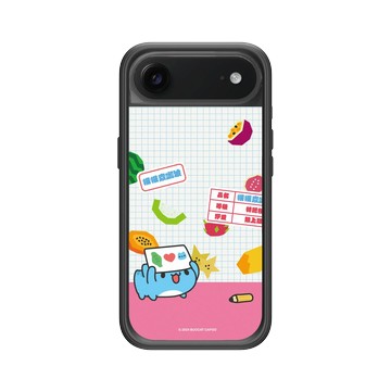 iPhone Air Mod NX -邊框背蓋組合 (相機按鈕) 黑 - 貓貓蟲咖波 Bugcat Capoo - 10th 貓貓蟲咖波特選種