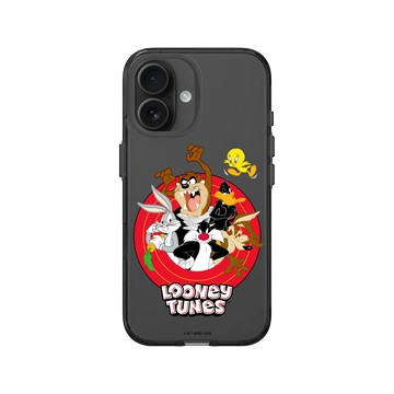iPhone 16 Clear (相機按鈕) 酷墨灰 - 樂一通 Looney Tunes - 經典