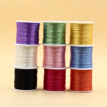 DIY手工配件彈力線 穿水晶珠子繩 手鏈串珠彈性繩子 橡皮筋