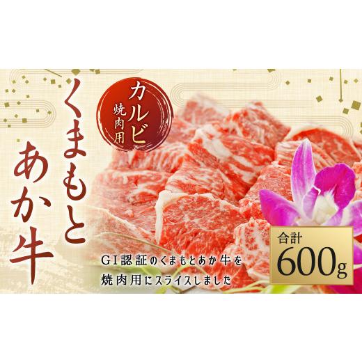 ふるさと納税 熊本県 上天草市 （GI）くまもとあか牛 カルビ 焼肉用 600g あか牛 和牛 牛肉 焼肉