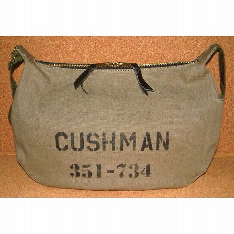 CUSHMAN クッシュマン】 肉厚 コットンダック生地 ステンシル