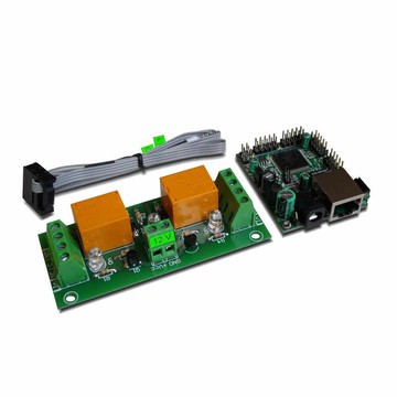 Denkovi Web SNMP Controlled 2 Relay Board, 12VDC - Free Android and iOS App [2美國直購]