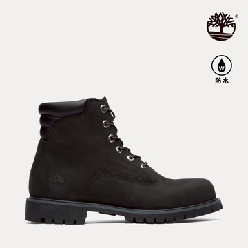 Timberland 男款黑色防水六吋靴|6939R001