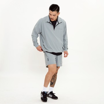 Hyper-Lite 寬版半門襟機能長袖