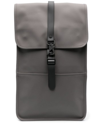 Rains - rectangle-shape magnetic-fastening backpack - unisex - Polyurethane/Polyester - One Size - Grey