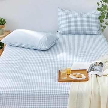 La Belle 藍莓鬆餅 眠綿冰涼感床包枕套組 (單人/雙人/加大) - 單人105X186CM