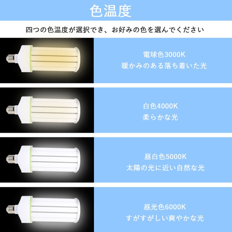 LED水銀ランプ 400W相当 消費電力60W 昼光色/昼白色/白色/電球色