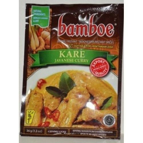 ハラール認証食品 Bamboe bamboe bumbu インスタントカレー ジャワカレー 36グラム カレー インドネシア