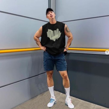 MCPW 無袖背心男坎肩T恤圓領汗衫夏季休閑潮牌寬松個性230324J