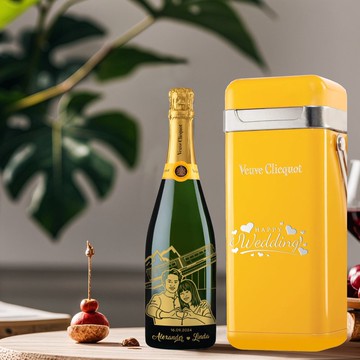 Veuve Clicquot Brut with Engraving |專屬訂製香檳人像雕刻