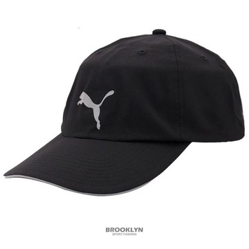 PUMA 帽子 慢跑系列 黑 快乾 機能 老帽 05291101