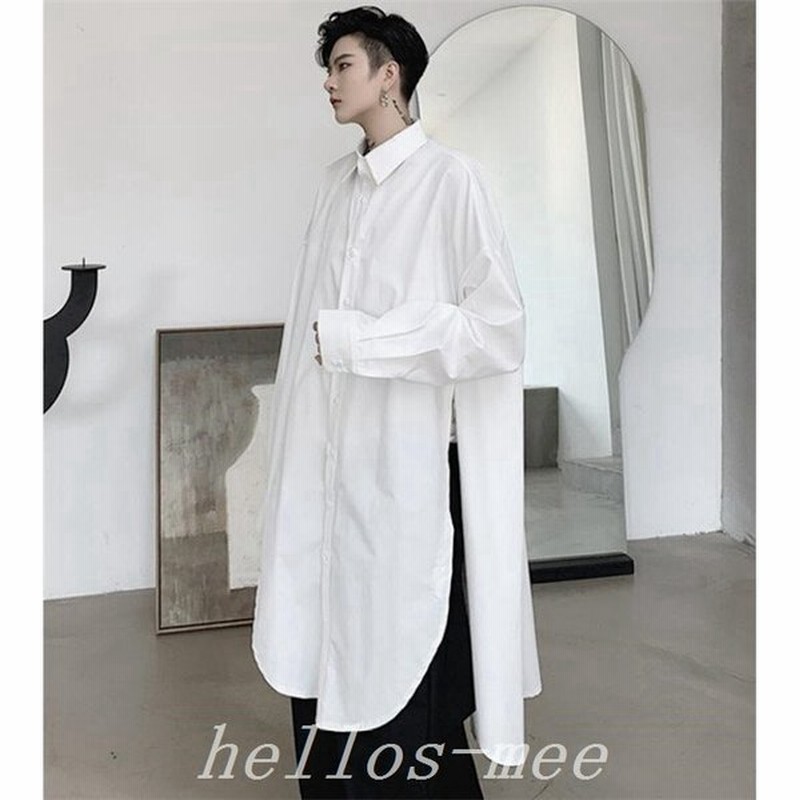 シャツメンズロングシャツ長袖大きいサイズカジュアルホスト紳士22 通販 Lineポイント最大0 5 Get Lineショッピング