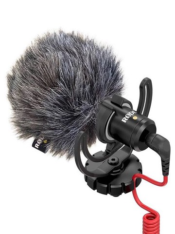 羅德RODEVIDEOMICRO單反索尼佳能相機外接麥克風無線手機麥克風指向性話筒降噪麥克風直播專用采訪vlog機頭麥