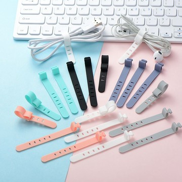 【現貨】手機線矽膠理線帶 數據線收納 充電線矽膠理線帶 伸縮帶 線收納 收納 充電線收納 理線帶 數據線收納 電線收納