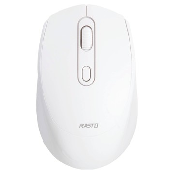 RASTO 超靜音無線滑鼠  RM10  白色
