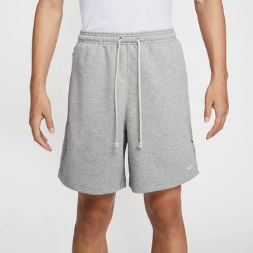 【NIKE】AS M NK DF SI FLC 8IN SHORT 灰 短褲 棉褲 拉鍊 運動 男 FZ0217-063