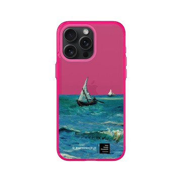 iPhone 15 Pro Max Clear 粉漾桃 - Van Gogh Museum - 海濱的漁船