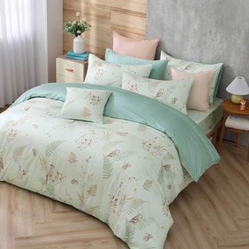 鴻宇 100%精梳棉 美國棉300織 60支 雙人四件式兩用被床包組 多款任選_動物系列