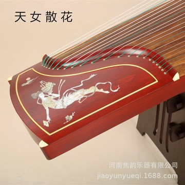 【焦韻古箏】紅木色古箏批發 實木練習箏廠家直銷 多款可選 鑫弘-戶外運動