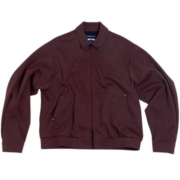 【MELSIGN】MELLOW LAPEL BOMBER JKT 雙拉鏈 短版外套 (梅子色)