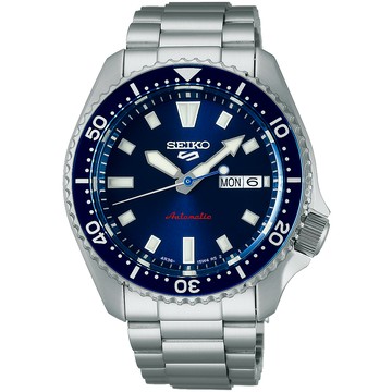 SEIKO 5 Sports SKX 廣告款經典復刻機械錶/藍/42.5mm (4R36-17K0B/SRPL83K1)SK003