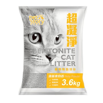 pet story超凝淨球砂清新爽身香3.6KG