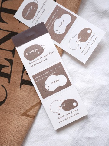 Courage Hope Grow 便簽本