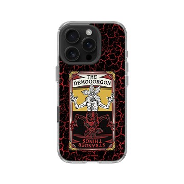 iPhone 16 Pro Clear Case（相機按鈕） 透明 - Stranger Things - 魔神卡牌