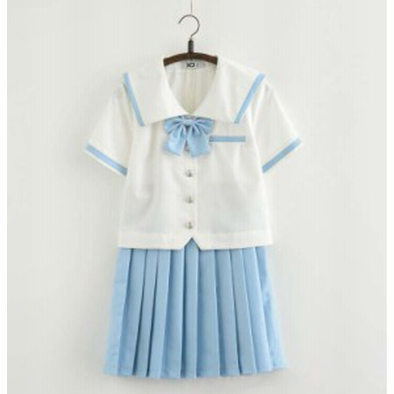 3色 短袖 夏用 Jk系 セーラー服 制服 学生 セット シャツ フリルスカート 女の子 セーラー服 女子スカート制服 スクールウェア 通販 Lineポイント最大1 0 Get Lineショッピング