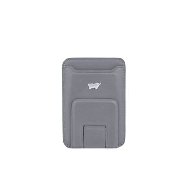 BRAUN BUFFEL 台灣總代理 布萊克 磁吸卡夾支架-暗灰色/BF580-736-DG