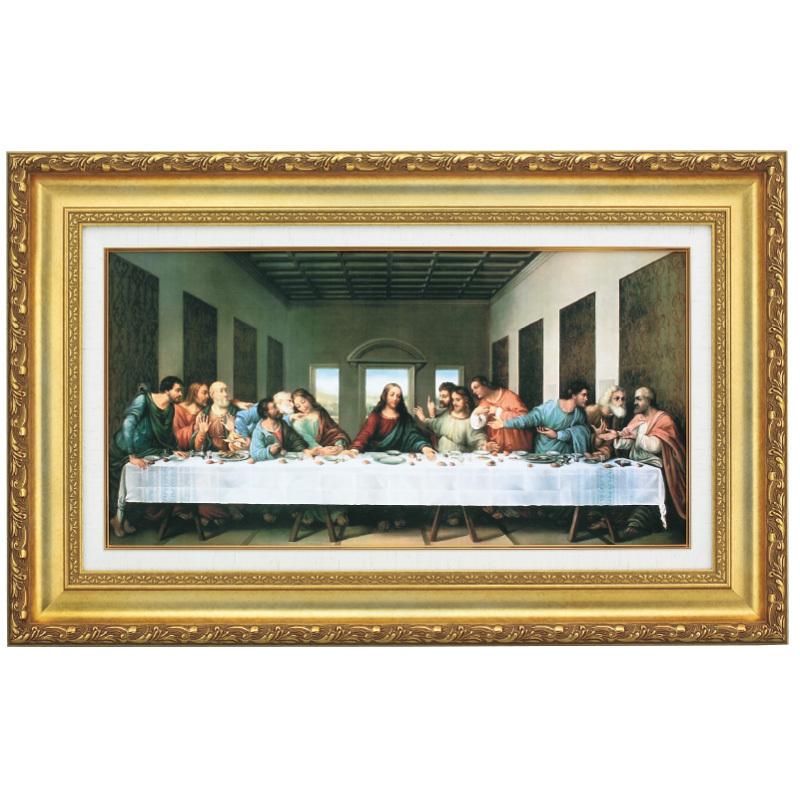 ダ・ヴィンチ 最後の晩餐 立体複製名画 レプリカ 額付き 美術品 絵画