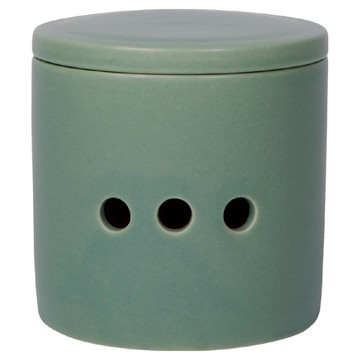 NOW 石陶透氣收納罐  1個  翡翠綠  含蓋直徑10.3 x 10.5cm