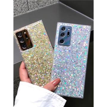 仙女款珠片閃粉適用三星s22 s23+ s24+ A55 A54 A34 A15手機殼note20ultra s21/s20+ s25Ultra軟膠防摔保護套