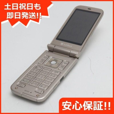 良品中古 001SH ゴールド 判定○ 即日発送 SOFTBANK ガラケー SHARP