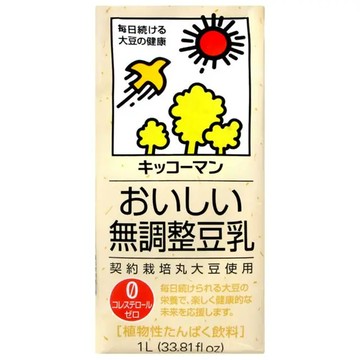 龜甲萬無調整豆乳1000ml＊6入