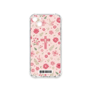 iPhone 13 殼 TRON IPhone 13 十字架粉色系  載具 四角防摔殼 手機殼