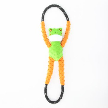 ZippyPaws 一起拔河吧-超耐拉扯青蛙君 (狗狗玩具 寵物玩具 有聲玩具)