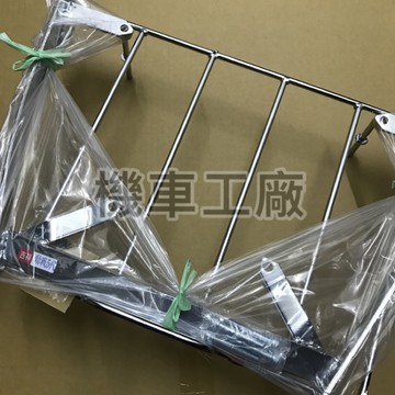 機車工廠 新勁戰 五代 五代戰 貨架 載貨架 後鐵架 電鍍 不生鏽 熊貓 UBER 台灣製造