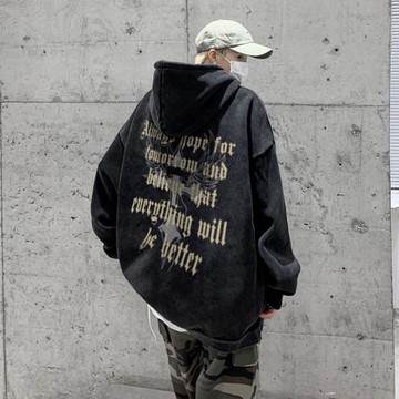 重磅復古春秋款歐美hiphop衛衣